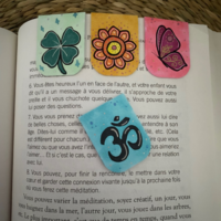 Marque-page magnétique illustré artisanal